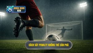 Cách sút penalty không thể cản phá