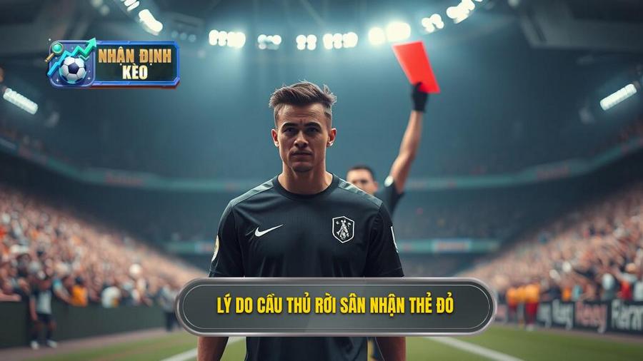 2. Lý do cầu thủ rời sân nhận thẻ đỏ