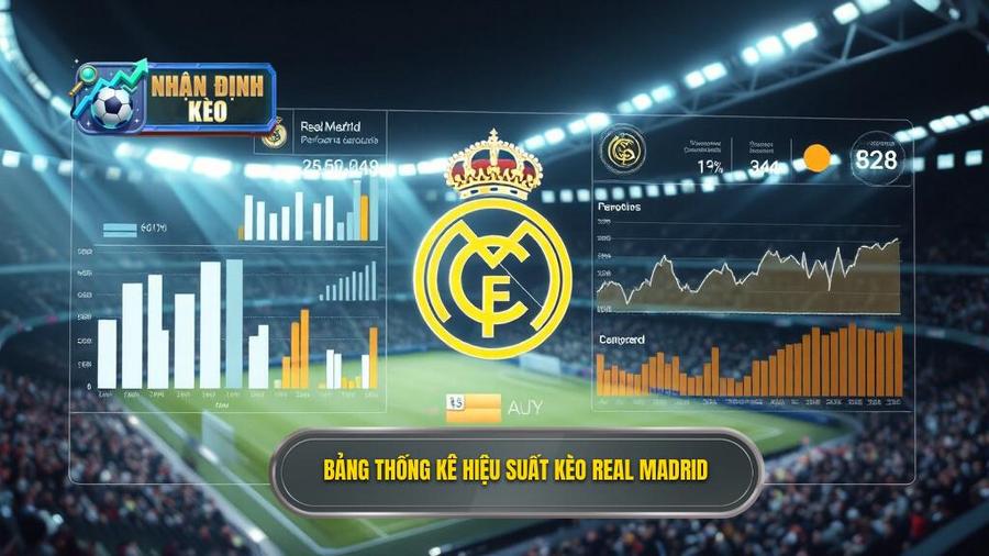 Bảng thống kê hiệu suất kèo Real Madrid