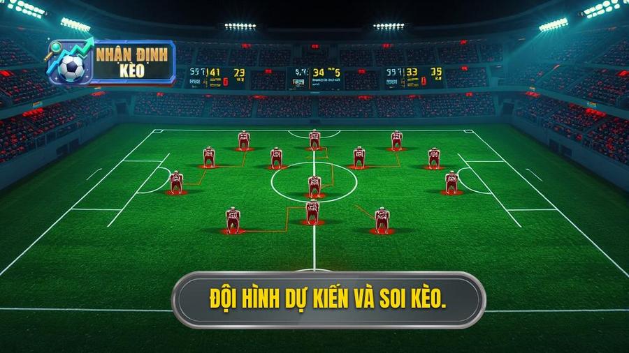 Đội hình dự kiến và soi kèo.