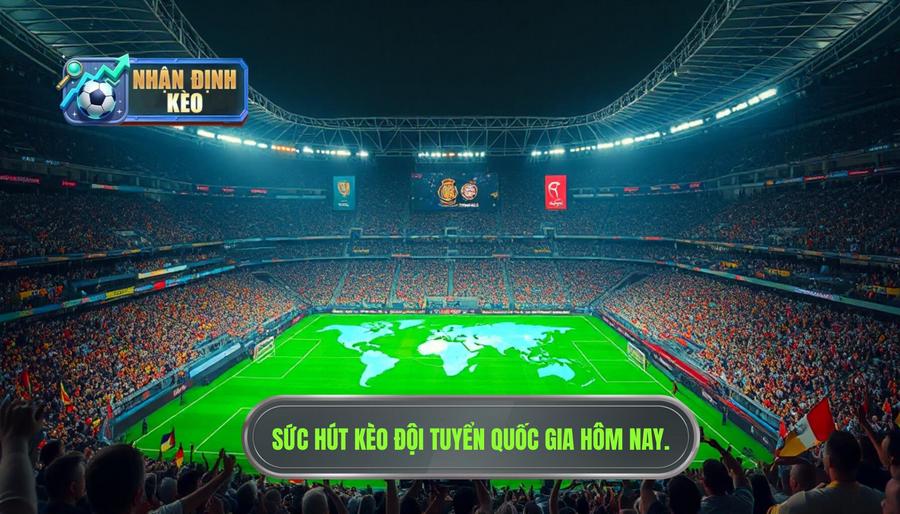 Sức hút kèo đội tuyển quốc gia hôm nay