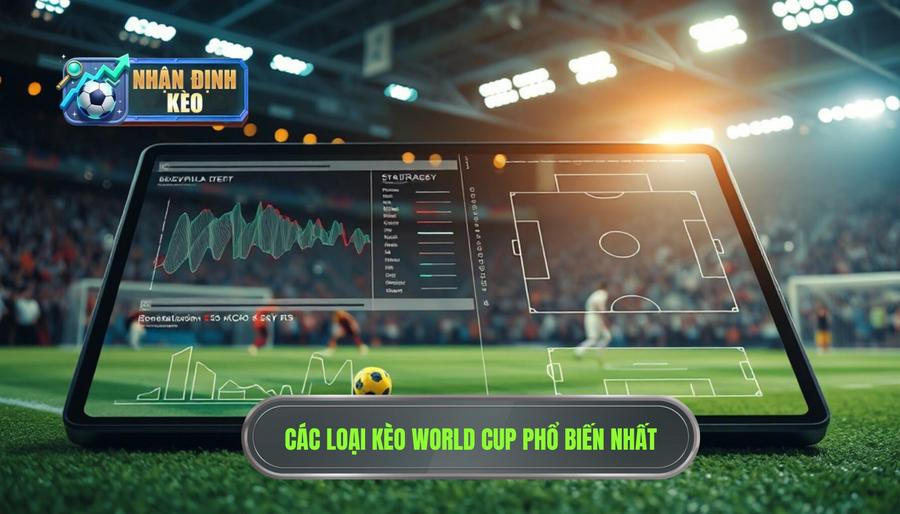 Các loại kèo World Cup phổ biến nhất