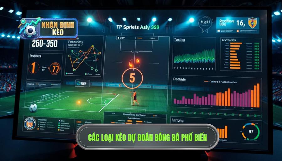 Các loại kèo dự đoán bóng đá phổ biến