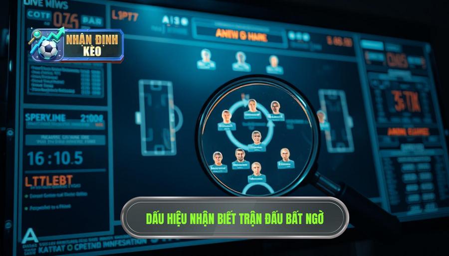 Các dấu hiệu trận đấu dễ xuất hiện bất ngờ từ góc độ chuyên môn
